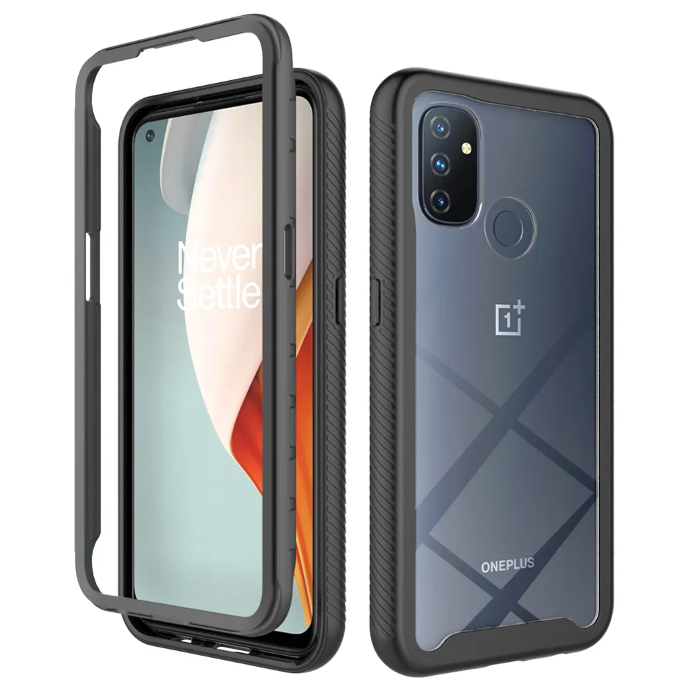 For OnePlus Nord N10 5G Hot selling cases easy to install and Disassemble Case with Front Frame back Cove Phone Shell
