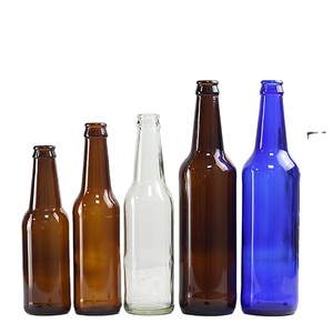 250ml 330ml rõ ràng rỗng chai bia cổ dài chai thủy tinh cho bia nước ép trái cây nước giải khát Soda chai với vương miện cap - Product Image 5