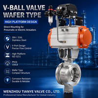 Válvula de Control de Segmento V-Port Serie V, Cuerpo de Acero al Carbono CF8M-316SST A216 Gr WCB