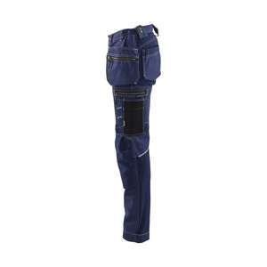 BLAKLADER - 713013708800D20 <b>Women</b>’s craftsman <b>trousers</b> with <b>stretch</b> Navy Blue - EAN 7330509857861 WORK <b>TROUSERS</b> - Product Image 4