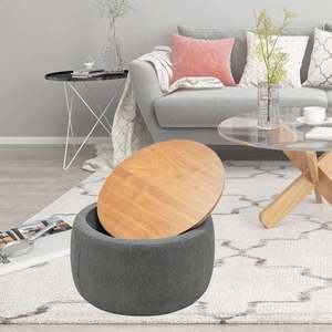 Organizador de Almacenamiento de Tela Personalizado, Contenedor Redondo con Tapa, Organizador Decorativo de Alta Calidad - Product Image 5