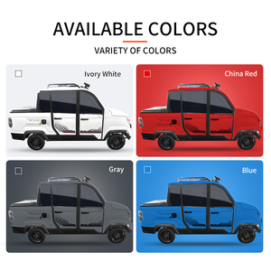 Camions <span class=keywords><strong>électrique</strong></span>s miniatures à double cabine chinois personnalisés à 4 roues avec boîte de livraison de marchandises - Product Image 3