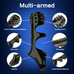 Bdsm giocattoli riutilizzabili Bondage ritardato eiaculazione pene gallo castità Panis anello per gli uomini stimolano le donne prodotti sessuali clitoride - Product Image 2