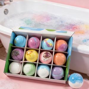 Bomba de Baño Natural para Niños 2026 con Juguete en el Interior, Producto de Baño Hidratante Rico en Sal, Aromas Afrutados, Bomba de Baño Efervescente - Product Image 1