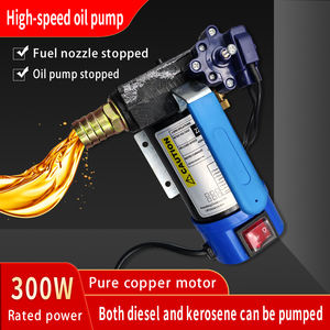 משאבת שמן חשמלית קטנה 12V24V דיזל נפט משאבת תדלוק מהירה, משאבת העברה 300W 45L/min OEM - Product Image 6
