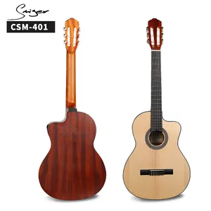 Bán Buôn Smiger Giá Thấp Nylon Chuỗi Cutaway Matt Kết Thúc 39 Inch Guitar Cổ Điển