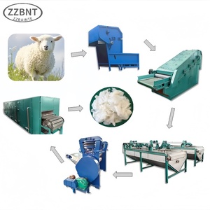 Zzbnt phổ biến nhất cừu len rửa cọ rửa máy khử nước cừu len dây chuyền chế biến - Product Image 1
