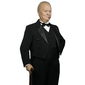 EH64 British Premier Churchill Life Size Wax Figure For Sale