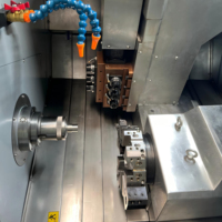 Tour CNC de haute précision PRCS PR46-3+3 avec système SYNTEC, pour tournage et fraisage composite, axe Y léger
