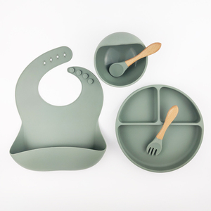 Neues Design Lebensmittelechte Baby-Fütterungsschale Benutzerdefinierte Silikon-Baby-Saugschale - Product Image 5