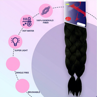 Vente en gros Europe : Tresses synthétiques pré-étirées Yaki Texture TZ de 48 pouces, 180g, 2 paquets, cheveux à tresser Jumbo, très demandées