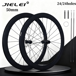 Jeu de roues en fibre de carbone T800 à prix d'usine pour vélos de route - Performance légère pour le cyclisme en montagne, pneus <span class=keywords><strong>tubeless</strong></span>/à tringle 700C - Product Image 1