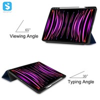 Étui pour tablette pour ipad Pro Air 11 12.9 13 2021 2022 M2 M4 2024 10.2 10.9 11 pouces étui 8e 9e 10e génération étui Mini 4 6 Air 45