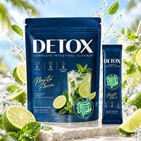 Vitahall Détox Nettoyant Intestinal en Poudre Saveur Mojito 0 Sucre 0 Glucides, Bien-être Intestinal Keto-Friendly, 30 Sachets Pratiques 150g