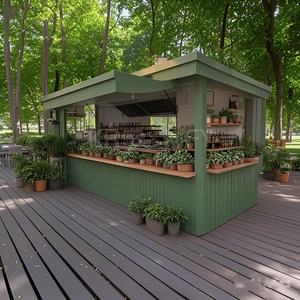 Quiosco de Comida Móvil para Exteriores, Estilo Moderno 2025, para Limonada, Limón, Helados, Venta al por Mayor a Bajo Precio, para Tiendas, Centros Comerciales y Calles - Product Image 4