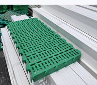 Plancher en plastique à lattes 100*50cm pour enclos à moutons