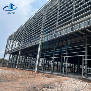 Entrepiso de estructura de acero prefabricado resistente personalizado para plataforma de almacenamiento de almacén, taller, edificio de Hangar - Product Image 4