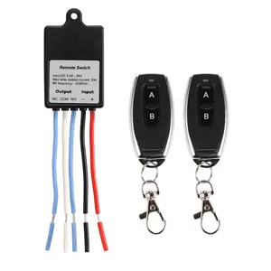 Taidacent Mini 5V 12V 24V 30V RF 433mhz 1CH Door Led Lamp Remote Control On Off Switch Wireless Remote Control Light Switch