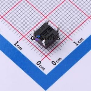 YTS1R0012BBT00 Tactile <b>Switch</b> Through hole Component (THT)-4P,6x6mm <b>Switch</b> 2.5N 6mm 6mm 5mm - Product Image 2