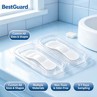 Emballage en blister PET transparent à cavité unique, recyclable, épaisseur 1 mm, pour emballage de cartes, adapté aux produits de blanchiment dentaire jetables