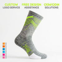 Chaussettes de sport pour adultes, cyclisme, course à pied, saison printanière, respirantes, séchage rapide, semelle numérique, unisexes, chaussettes mi-mollet, nylon/coton, confortables
