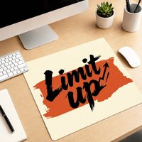 Grand tapis de bureau antidérapant en caoutchouc pour calligraphie artistique, idéal pour le bureau, l'ordinateur et l'étude, tapis de souris extra large avec lettrage artistique