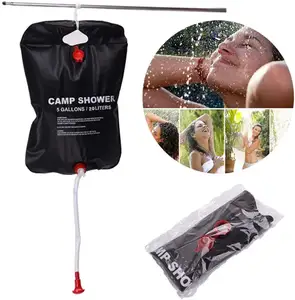 Camping Outdoor Reizen Strand Ultralight Pvc 20L Draagbare Camping Verwarming Solar Douche