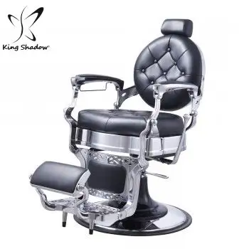 Meubles de salon de coiffure pour hommes, chaise en métal pour coiffeur, vente en gros,