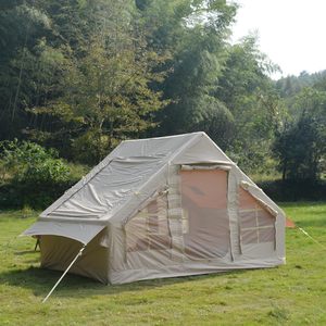 Inflatable Tents for Camping - Easy <b>Blow</b> Up Glamping Tent with Hand Pump, Waterproof PVC Air Inflatable Tent House for Family - Product Image 2