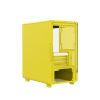 ALSEYE Computer Case RAMS 2.0(Yellow) M-ATX Yellow Color PC Case Gaming Case