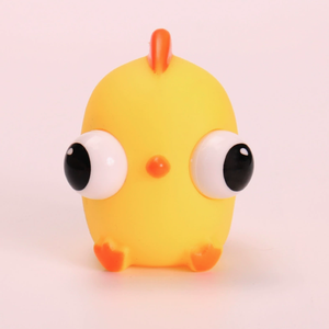 Jouet anti-stress en plastique à yeux bouffants pour petits animaux, mignon, à presser, pour enfants, avec logo personnalisé, cadeau, vente en gros - Product Image 6