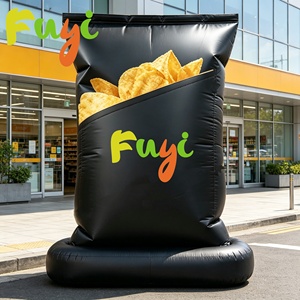 Ballon publicitaire gonflable géant personnalisé <span class=keywords><strong>en</strong></span> forme de sac à collation – Modèles de sacs gonflables pour la publicité - Product Image 2