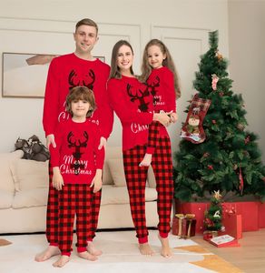 Novo Conjunto de Pijamas de Natal para Pais e Filhos com Estampa de Veado e Xadrez 2026 - Product Image 2