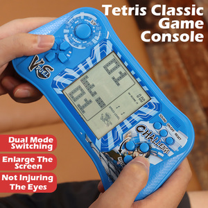 Consola de Juegos Portátil Clásica, Juguete Educativo Electrónico de Bloques para Entrenamiento Cerebral Infantil - Product Image 4