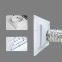 HVAC Grille de retour 24x24 pour plafond suspendu Diffuseur d'aération carré 4 voies