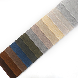 Tela Jacquard tejida de terciopelo de alto lujo, Material Textil transpirable de alta calidad, hilo teñido, estilo liso para muebles, sofá, lino - Product Image 1