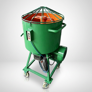 Mezcladora de Mortero Seco Tipo Familiar de 80L con Motor de 2.2KW, Mezcladora de Concreto Móvil con Ruedas y Descarga Automática - Product Image 1