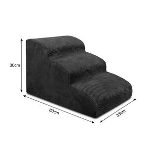 Three-Step Stepper Pet Ramp Stairs for <b>Bed</b>-Polyester Material - Product Image 4