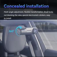 Caméra de tableau de bord sans fil Wifi DVR, caméra de voiture Wifi avec vision nocturne à 150 degrés, caméra DVR 1080P, boîte noire de voiture Full HD avec USB