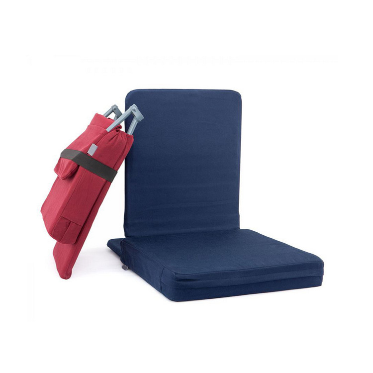 Adjustable Comfortable Quality Folding Floor Stadium Chair Seats with Back Support