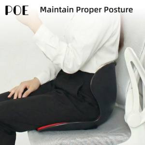 <span class=keywords><strong>Corrector</strong></span> <span class=keywords><strong>de</strong></span> Postura Ergonómico para Silla <span class=keywords><strong>de</strong></span> Oficina, 100% Poliéster, Lavable, Soporte Lumbar, Cojín <span class=keywords><strong>de</strong></span> Asiento Extraíble y Lavable para Automóvil - Product Image 2
