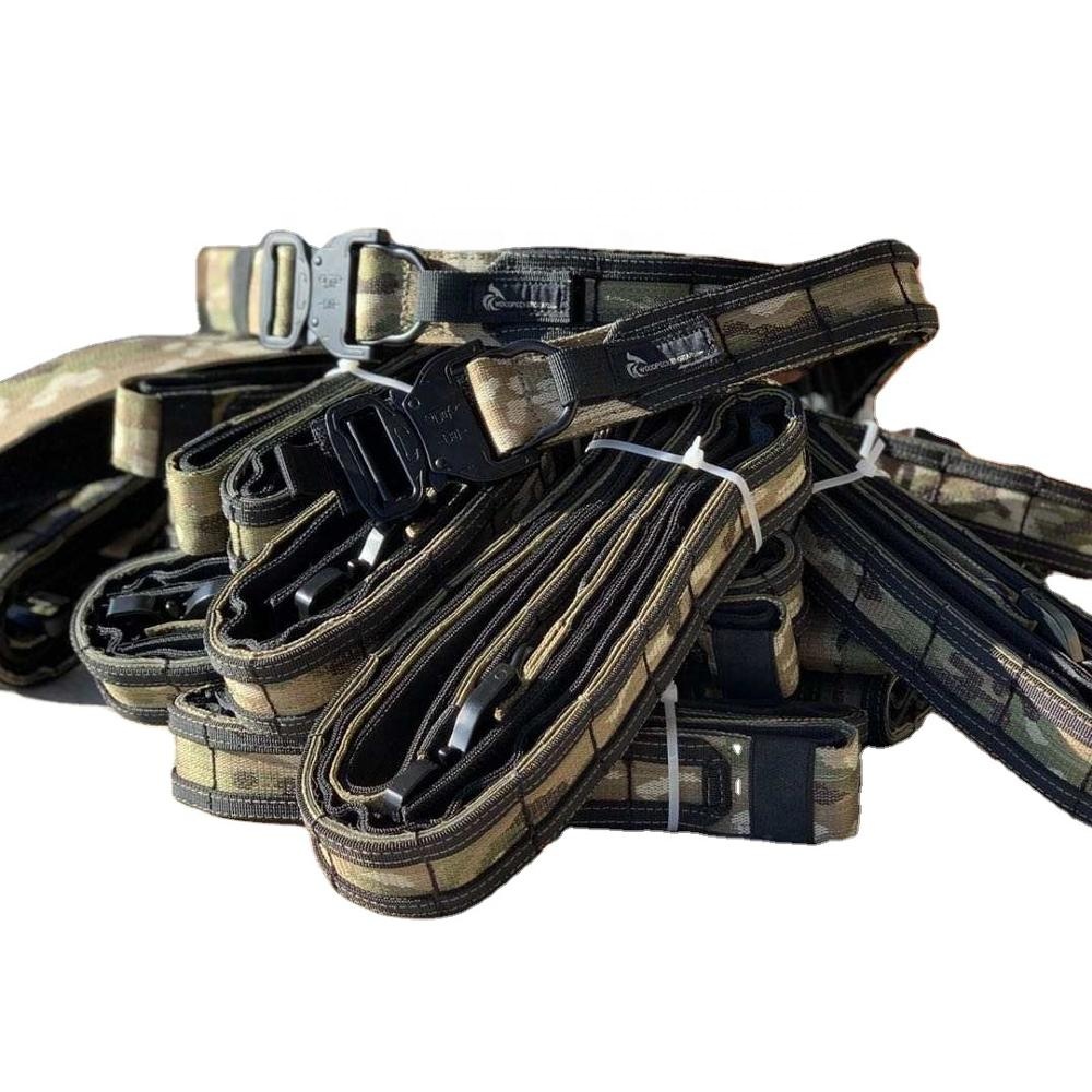 Двухслойный удобный Камуфляжный внутренний Тактический походный ремень