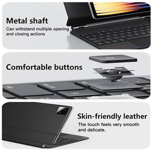 Teclado Mágico Premium para iPad 11.ª Generación A16, Fijación Magnética con Panel Táctil Integrado, Accesorio Multifuncional - Product Image 6