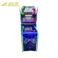Machine de jeu d'arcade ACS en acier inoxydable avec écran tactile et fonction de tir, à monnayeur, pour enfants, 1-2 joueurs