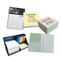 Blocs-notes autocollants personnalisés A4/A5 pour l'école, le bureau, les cadeaux, bloc-notes en papier, notes adhésives personnalisées