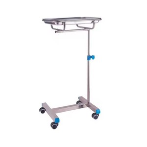 Mesa <span class=keywords><strong>de</strong></span> bandeja ajustable en altura <span class=keywords><strong>de</strong></span> grado hospitalario, construcción metálica para quirófano, carro metálico para el <span class=keywords><strong>cuidado</strong></span> <span class=keywords><strong>de</strong></span> ancianos <span class=keywords><strong>de</strong></span> Alzheimer - Product Image 2
