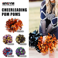 Vente chaude de pompons de cheerleading personnalisés de différentes tailles pour les balles de compétition de performance