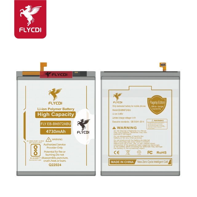 FLYCDI Cell Phone Battery 0 Cycle 4730mAh Rechargeable in Stock 12-Month Warranty for NOTE 10 PLUS N972 N975