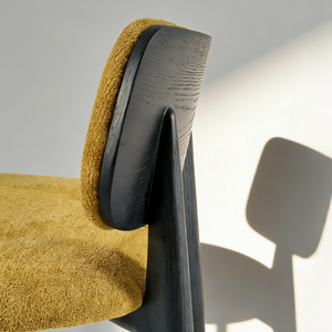 Tabourets <span class=keywords><strong>de</strong></span> bar contemporains <span class=keywords><strong>en</strong></span> <span class=keywords><strong>bois</strong></span> noir - Chaises <span class=keywords><strong>de</strong></span> comptoir <span class=keywords><strong>en</strong></span> tissu pour bar commercial/hôtel |   Sièges hauts confortables - Product Image 4