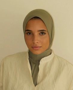 女性用ターバン伝統的なスカーフ & ショール女性用プレミアムジャージーインナーヒジャーブソフト弾性インスタントキャップ - Product Image 3